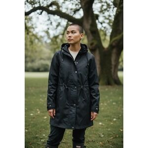 Hunter Brand Women's Water Resistant Black Jacket XL